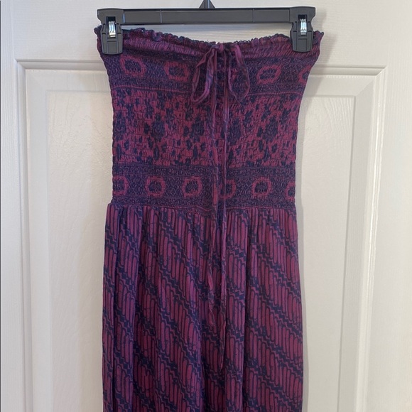 Free People Purple Strapless Jumpsuit - Picture 5 of 16